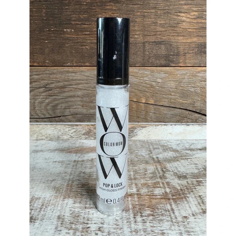 Color Wow Pop Lock High Gloss Finish Hair Serum Travel 12ml New MSRP $12